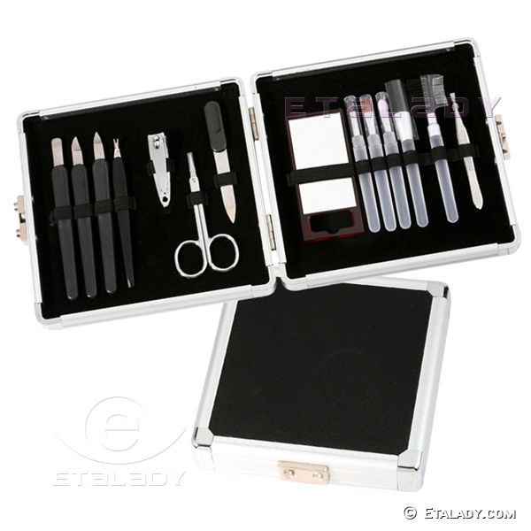Aluminum Case Makeup Brush Set