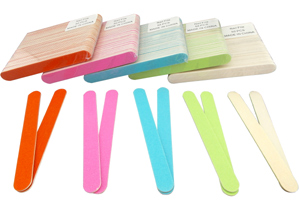 Disposable Wood Nail File emery board Producer