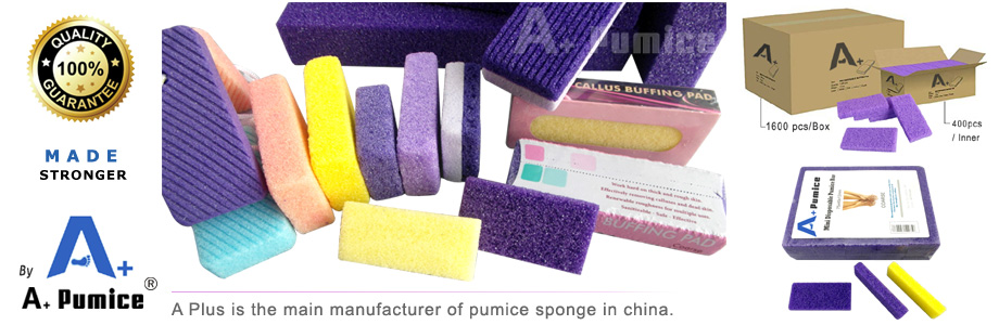 A+ pumice sponge manufactory, pedicure pumice pad manufacturer