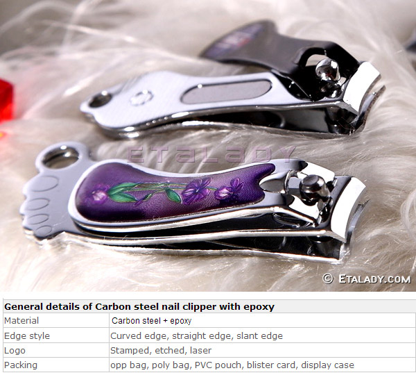 Carbon Steel Nail Clipper With Epoxy