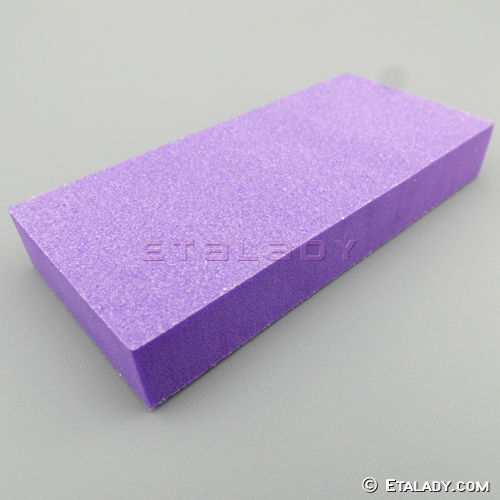 nail salon slim disposable nail buffers manufacturer purple white