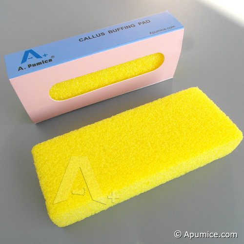 nail salon products yellow pumice pad for feet